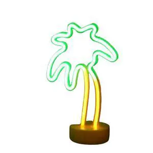 Vista Tropical Nights Neon Deco Lights With Remote Control - Green Vista Tropical Nights Neon Deco Lights With Remote Control - Green