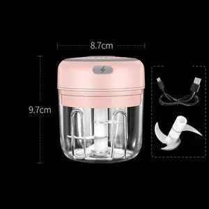 Vista Quick Chop Powered Herbs; Veggie Chopper And Salsa Maker - PINK Vista Quick Chop Powered Herbs; Veggie Chopper And Salsa Maker - PINK