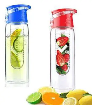 Vista Fruit Cola Bottle a Fruit Infuser Drink Bottle - Yellow Vista Fruit Cola Bottle a Fruit Infuser Drink Bottle - Yellow