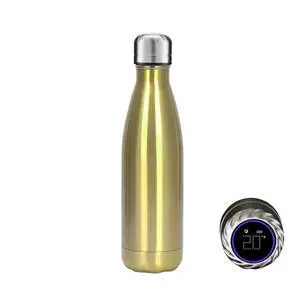Vista Aquaala UV Water Bottle With Temp Cap - GOLD # 5 Vista Aquaala UV Water Bottle With Temp Cap - GOLD # 5