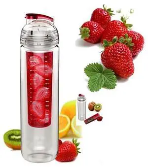Vista Fruitcola Dome Fruit Infuser Water Bottle - Purple Vista Fruitcola Dome Fruit Infuser Water Bottle - Purple