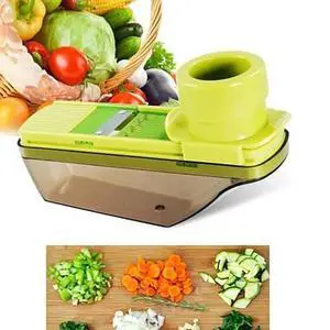 Vista Veggie Lover's Compact Palm Sized Mini Grater and Veggie Slicer - Green Vista Veggie Lover's Compact Palm Sized Mini Grater and Veggie Slicer - Green