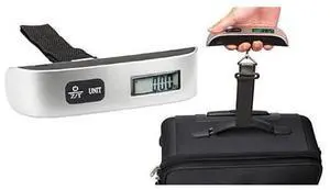 Vista Luggage Scale With Temperature Sensor - Black Vista Luggage Scale With Temperature Sensor - Black