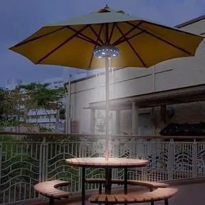 Vista UFO 360 Patio Umbrella Light with 28 LED Ring - Black Vista UFO 360 Patio Umbrella Light with 28 LED Ring - Black