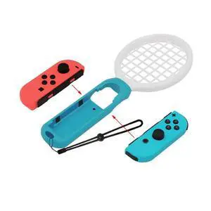 Vista Real Rackets Switch Game Accessory Twin Set - Red Blue Vista Real Rackets Switch Game Accessory Twin Set - Red Blue