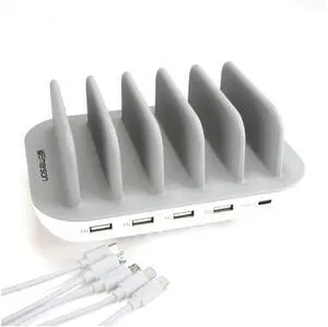 Emmerson 5-Port USB Charging Station - White Emmerson 5-Port USB Charging Station - White