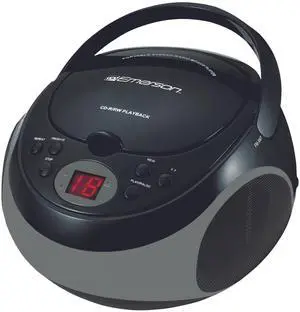 Emmerson Portable CD Player Radio - Black Emmerson Portable CD Player Radio - Black