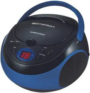 Emmerson Portable CD Player Radio - Blue Emmerson Portable CD Player Radio - Blue