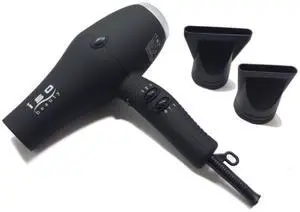 ISO Beauty Nano Ionic 1875W DC Motor Turbo-Velocity Professional Hair Dryer - Black ISO Beauty Nano Ionic 1875W DC Motor Turbo-Velocity Professional Hair Dryer - Black