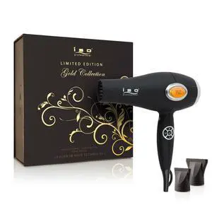 ISO Beauty Digital 1875W Pro Ionic Hair Dryer w/LCD Digital Display - Gold Collection - Black ISO Beauty Digital 1875W Pro Ionic Hair Dryer w/LCD Digital Display - Gold Collection - Black