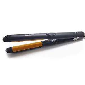 ISO Beauty Black Label Professional Round 1" Infrared & Nano Tech Solid Ceramic Flat Iron - Black ISO Beauty Black Label Professional Round 1" Infrared & Nano Tech Solid Ceramic Flat Iron - Black
