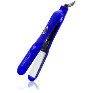 ISO Beauty Digital Infrared Technology 1.5" Titanium-Plated Flat Iron - Gold Collection - Blue ISO Beauty Digital Infrared Technology 1.5" Titanium-Plated Flat Iron - Gold Collection - Blue