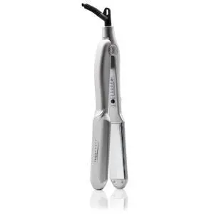 ISO Beauty Pure Keratin 1.5" Titanium-Plated Hair Straightener - Silver ISO Beauty Pure Keratin 1.5" Titanium-Plated Hair Straightener - Silver