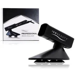 ISO Beauty Professional Flat Iron & Curling Wand Holder - Black ISO Beauty Professional Flat Iron & Curling Wand Holder - Black