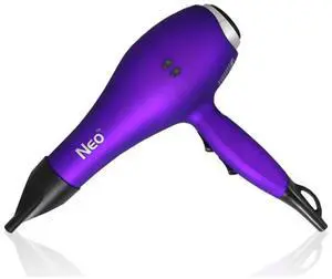 NEO Choice Ionic Pro 2000 - Professional 2000W Powerful Hair Dryer - Concentrator Nozzles Included - Purple Metallic NEO Choice Ionic Pro 2000 - Professional 2000W Powerful Hair Dryer - Concentrator Nozzles Included - Purple Metallic
