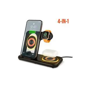 HyperGear 4 in 1 Wireless Charging Stand - Black HyperGear 4 in 1 Wireless Charging Stand - Black
