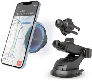 HyperGear MagGrip MagSafe Phone Mount Kit - Black HyperGear MagGrip MagSafe Phone Mount Kit - Black