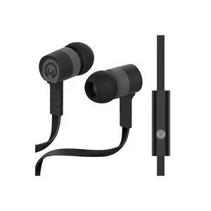 HyperGear Low Ryder Earphones w/Mic 3.5mm - Black/ Grey HyperGear Low Ryder Earphones w/Mic 3.5mm - Black/ Grey