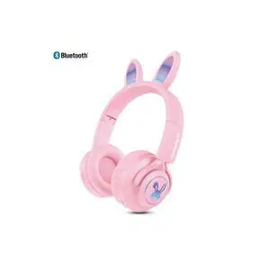 HyperGear Bunny Tracks Wireless Light-Up Headphones - Pink HyperGear Bunny Tracks Wireless Light-Up Headphones - Pink