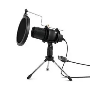 HyperGear Sound Advantage Pro-Audio Condenser Microphone - Black HyperGear Sound Advantage Pro-Audio Condenser Microphone - Black