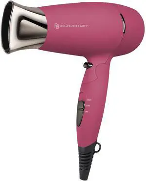Relaxus Beauty Dry2Go 1875W Ultra Light Dual Voltage Travel Blow Dryer - Magenta Relaxus Beauty Dry2Go 1875W Ultra Light Dual Voltage Travel Blow Dryer - Magenta