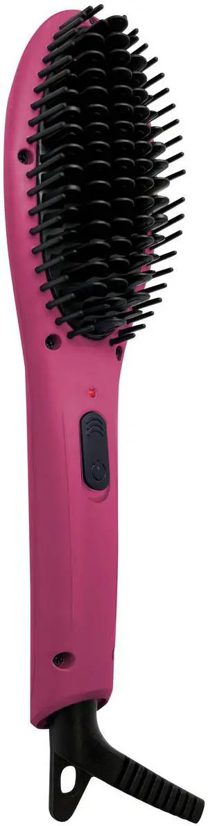 Relaxus Beauty Brush Out Mini Ceramic Straightening Ionic Hair Brush - Magenta Relaxus Beauty Brush Out Mini Ceramic Straightening Ionic Hair Brush - Magenta