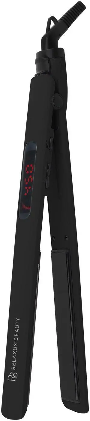 Relaxus Beauty Straighten Out Ultra Slim 1" Digital Ceramic Hair Straightener - Midnight Relaxus Beauty Straighten Out Ultra Slim 1" Digital Ceramic Hair Straightener - Midnight