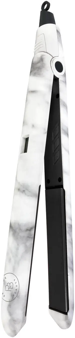 Relaxus Beauty 1" Marble Titanium Digital Hair Straightener - White Relaxus Beauty 1" Marble Titanium Digital Hair Straightener - White