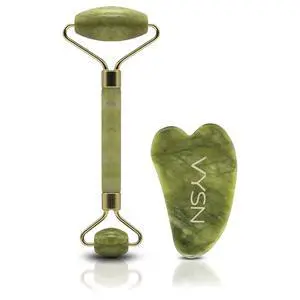 VYSN Jade Roller & Gua Sha Gift Set - Jade Green VYSN Jade Roller & Gua Sha Gift Set - Jade Green