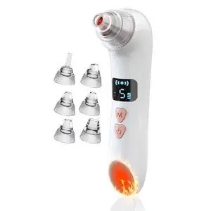 VYSN Blackhead Vacuum Remover Acne Remover Electric Blackhead Comedone Extractor Tool with Built-in 30X HD Camera Heating Visual Pore Cleaner Pimple Popper - White VYSN Blackhead Vacuum Remover Acne Remover Electric Blackhead Comedone Extractor Tool with Built-in 30X HD Camera Heating Visual Pore Cleaner Pimple Popper - White