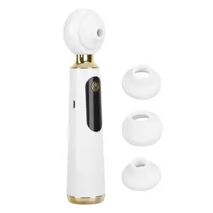 VYSN Electric Digital Blackhead Remover- Acne & Comedone Extractor, Pore Cleaner, Pimple Suction Tool - White VYSN Electric Digital Blackhead Remover- Acne & Comedone Extractor, Pore Cleaner, Pimple Suction Tool - White