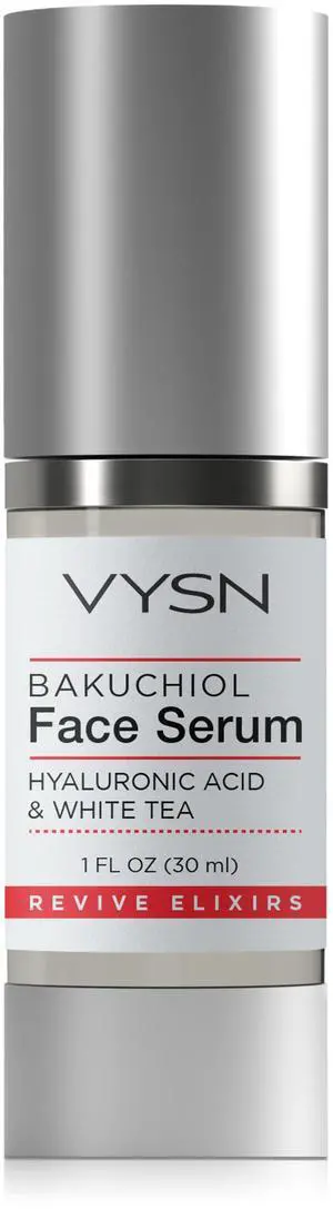 VYSN Bakuchiol Face Serum - Hyaluronic Acid & White Tea - No Color VYSN Bakuchiol Face Serum - Hyaluronic Acid & White Tea - No Color