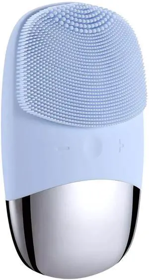 Vista PureGlow Silicone Face Scrubber Deep Clean & Exfoliate - Blue Vista PureGlow Silicone Face Scrubber Deep Clean & Exfoliate - Blue