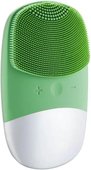 Vista PureGlow Silicone Face Scrubber Deep Clean & Exfoliate - Green Vista PureGlow Silicone Face Scrubber Deep Clean & Exfoliate - Green
