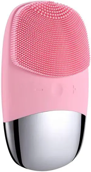 Vista PureGlow Silicone Face Scrubber Deep Clean & Exfoliate - Pink Vista PureGlow Silicone Face Scrubber Deep Clean & Exfoliate - Pink