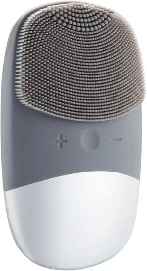 Vista PureGlow Silicone Face Scrubber Deep Clean & Exfoliate - Gray Vista PureGlow Silicone Face Scrubber Deep Clean & Exfoliate - Gray