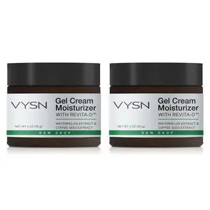 Vista Gel Cream Moisturizer with ReVita-D - Watermelon Extract & Coffee Seed Extract - 2-Pack - No Color Vista Gel Cream Moisturizer with ReVita-D - Watermelon Extract & Coffee Seed Extract - 2-Pack - No Color