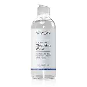 Vista Micellar Cleansing Water - Gentle Formula Removes Makeup & Cleanses - No Color Vista Micellar Cleansing Water - Gentle Formula Removes Makeup & Cleanses - No Color