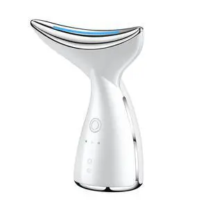 Vista SkinAura Portable LED Photon Rejuvenation Device - 3-Color Anti-Aging Face and Neck Beauty Tool - White Vista SkinAura Portable LED Photon Rejuvenation Device - 3-Color Anti-Aging Face and Neck Beauty Tool - White