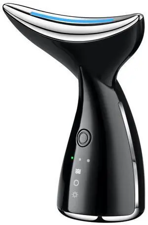 Vista SkinAura Portable LED Photon Rejuvenation Device - 3-Color Anti-Aging Face and Neck Beauty Tool - Black Vista SkinAura Portable LED Photon Rejuvenation Device - 3-Color Anti-Aging Face and Neck Beauty Tool - Black