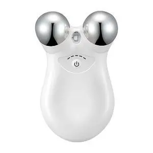 Vista Rechargeable Micro-Current Face and Neck Roller - Intelligent 5-Gear Facial Massager for Skin Tightening, Lifting, and Wrinkle Reduction - White Vista Rechargeable Micro-Current Face and Neck Roller - Intelligent 5-Gear Facial Massager for Skin Tightening, Lifting, and Wrinkle Reduction - White