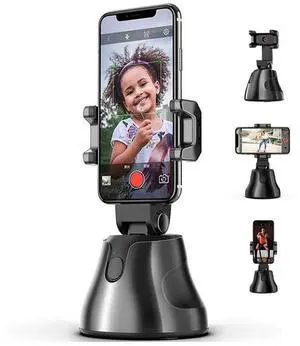 VYSN SmartHold 360 Rotation Smart AI Gimbal Live Video Record And Object Motion Tracking - Black VYSN SmartHold 360 Rotation Smart AI Gimbal Live Video Record And Object Motion Tracking - Black