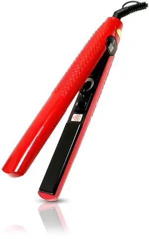 VYSN 1.25" Style House Professional Ceramic Styling Iron - Red VYSN 1.25" Style House Professional Ceramic Styling Iron - Red