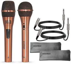 5 Core XLR Dynamic Microphone, Handheld Karaoke Singing Mic, Studio Vocal Mic, Wired Professional Microfono, Copper 5 Core XLR Dynamic Microphone, Handheld Karaoke Singing Mic, Studio Vocal Mic, Wired Professional Microfono, Copper