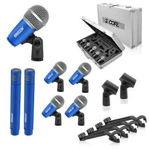 5 Core Professional Dynamic Vocal Microphone, Cardioid XLR Handheld Mic, Karaoke Singing Mic, 16ft Cable, Clip & Carry Bag, Black 5 Core Professional Dynamic Vocal Microphone, Cardioid XLR Handheld Mic, Karaoke Singing Mic, 16ft Cable, Clip & Carry Bag, Black