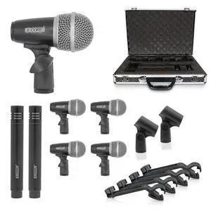 5 Core Professional Dynamic Vocal Microphone, Cardioid XLR Handheld Mic, Karaoke Singing Mic, 16ft Cable, Clip & Carry Bag, Black 5 Core Professional Dynamic Vocal Microphone, Cardioid XLR Handheld Mic, Karaoke Singing Mic, 16ft Cable, Clip & Carry Bag, Black