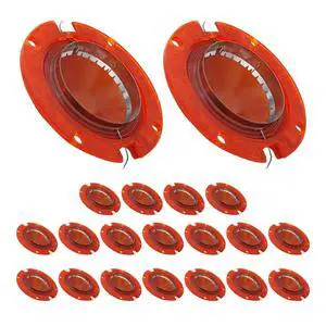 5 Core DP 200 20PCS Voice Coil Diaphragm Phenolic 2" Voice Coils for Compression Horn Driver - Red 5 Core DP 200 20PCS Voice Coil Diaphragm Phenolic 2" Voice Coils for Compression Horn Driver - Red