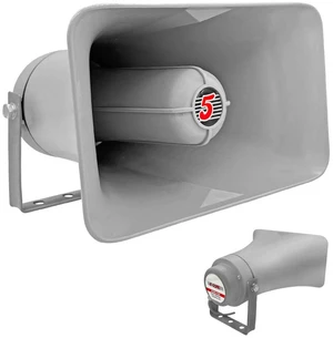 5 Core PA Horn 200W Loud Speaker 10 Inch Bull Horn Loud Audio 8 Ohm All Weather Indoor Outdoor Use - Gray 5 Core PA Horn 200W Loud Speaker 10 Inch Bull Horn Loud Audio 8 Ohm All Weather Indoor Outdoor Use - Gray