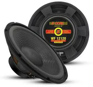 5 Core 12 Inch Subwoofer Speaker 1200W Peak 4 Ohm Audio Replacement Subwoofer - Black 5 Core 12 Inch Subwoofer Speaker 1200W Peak 4 Ohm Audio Replacement Subwoofer - Black