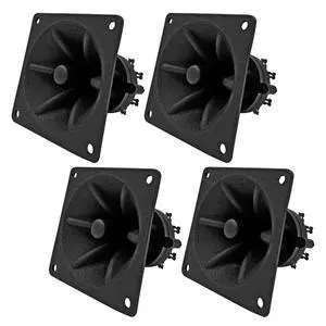 5 Core Tweeter 3.25" x 3.25" 40W Max Component Square Driver Piezo Horn Element Super Replacement DJ Tweeters for Smooth Extended Frequency Response- TW 303 SQ - Black 5 Core Tweeter 3.25" x 3.25" 40W Max Component Square Driver Piezo Horn Element Super Replacement DJ Tweeters for Smooth Extended Frequency Response- TW 303 SQ - Black